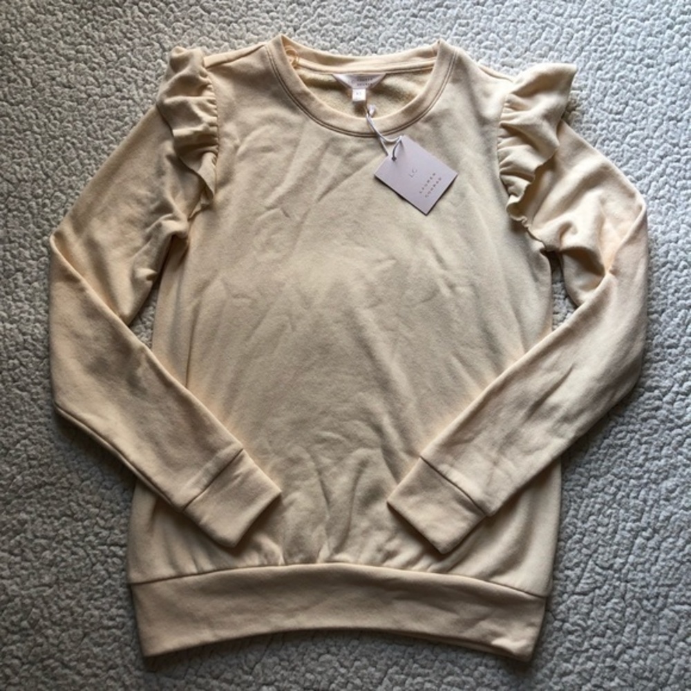 Lauren Conrad Ruffle Sweater Sweatshirt